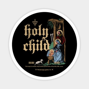 Holy Child Nativity Scene Magnet